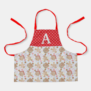 Tablier Bleu Noël Cookies Apron, Petit Apron