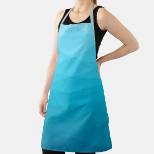 Tablier Bleu tons Polygonal