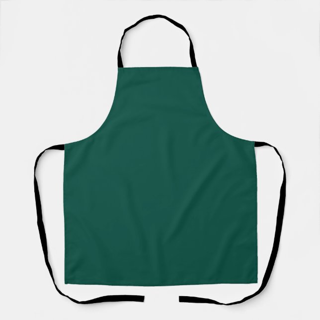 Tablier Bleu-vert (roue chromatique) Vert mer profond  (Recto)