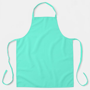 Tablier Bleu Vert Turquoise Aquamarin Uni