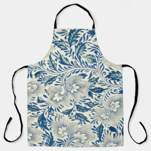 Tablier Bleu Vintage Floral Asiatique : Chinoiserie Antiqu