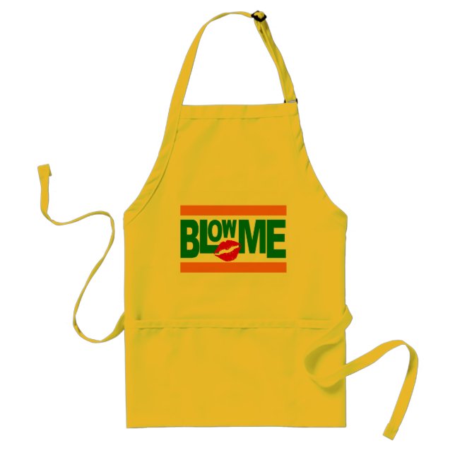Tablier Blow Me apron - choisir style & couleur (Devant)