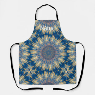 Tablier Blue Chakra Kaleidoscope Thunder_Cove