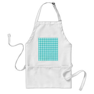 Tablier Blue Combination Diamond Motif par Shirley Taylor