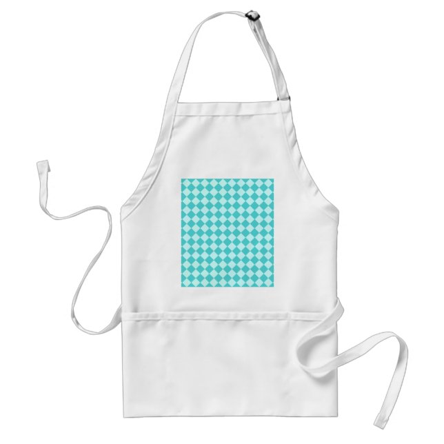 Tablier Blue Combination Diamond Motif par Shirley Taylor (Devant)