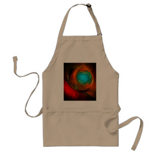 Tablier Blue Eye Moderne Abstrait Art Cool Motif #16