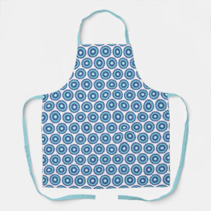 Tablier Blue Retro