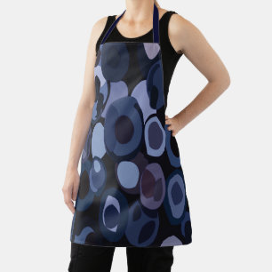 Tablier Blueberry moderne Abstrait