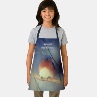 Tablier Bluebird Nature Faune Personnalisée
