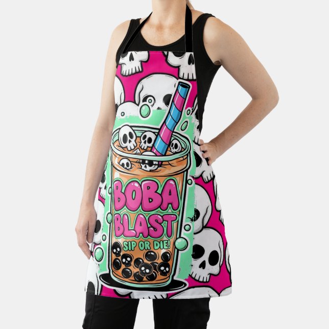 Tablier Boba Blast – Sip or Die! (Insitu)