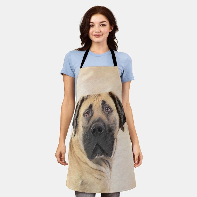 Tablier Boerboel Peinture - Cute Original Chien Art (Porté)