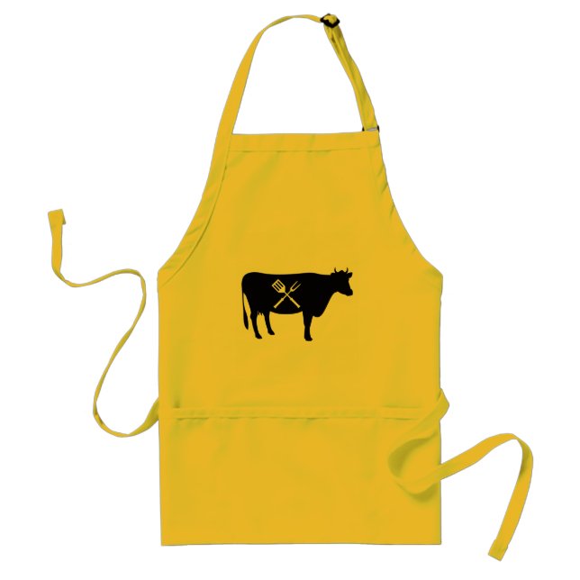 Tablier Boeuf Roi de la viande Nourriture BBQ (Devant)