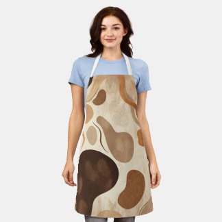 Tablier Bohème Neutre – Motif Minimaliste Moderne