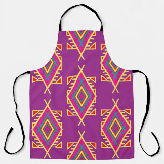 Tablier Boho Chic : Ornement Ethnique Sans Seamless