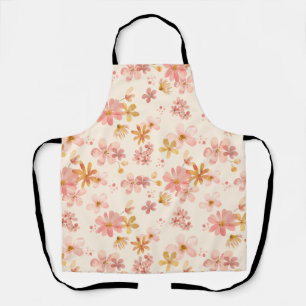 Tablier Boho hippie fleur naturelle style chalet