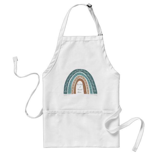 Tablier Boho Rainbow Apron Style cuisine (Devant)