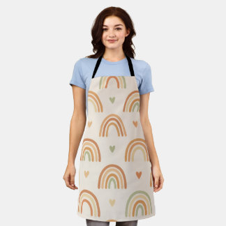 Tablier Boho Rainbow Imprimé Partout