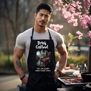 Tablier Boire du café