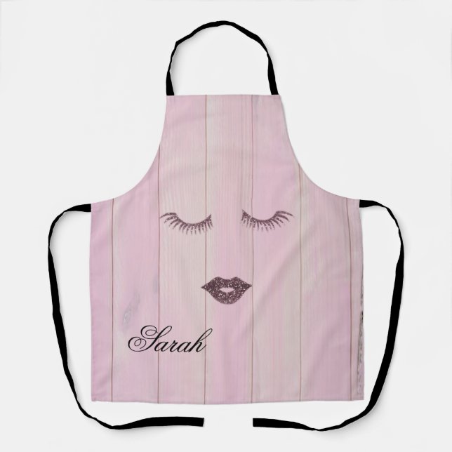 Tablier Bois rose doux Cool (Recto)