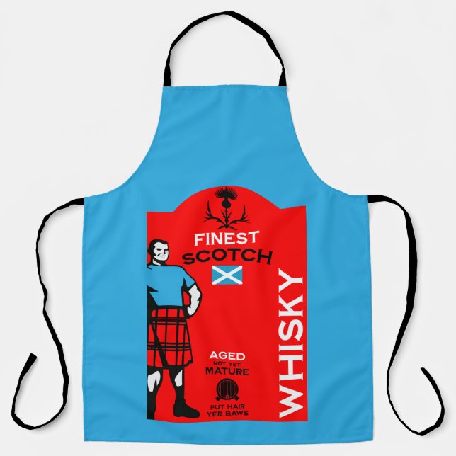Tablier Boisson à whisky écossais (Recto)