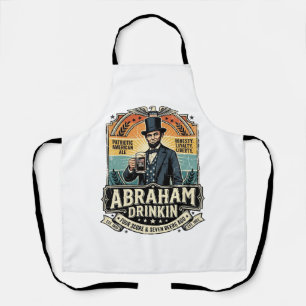 Tablier Boisson Abraham Patriotique Rétro Détresse