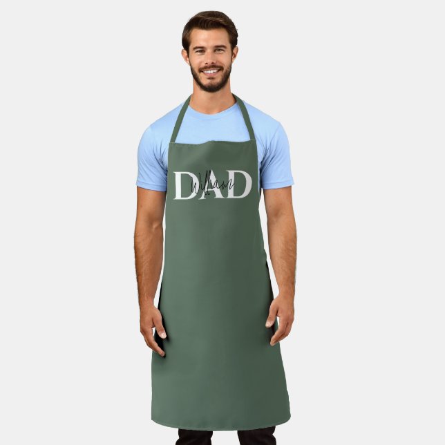 Tablier Bold Pastel DAD | Cadeau de la Fête des Pères (Porté)