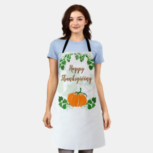 Tablier Bon thanksgiving avec Citrouille