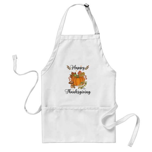 Tablier Bon thanksgiving, Citrouille Apron (Devant)