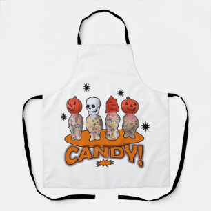 TABLIER BONBONS D'HALLOWEEN