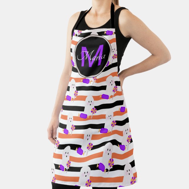 Tablier Bonbons fantômes Halloween (Insitu)