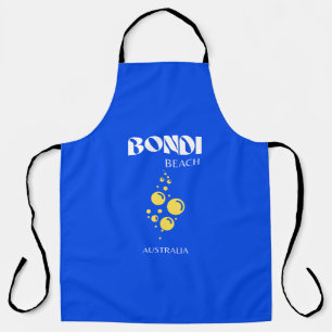 Tablier Bondi Beach, Bondi Beach Travel Art, Bleu