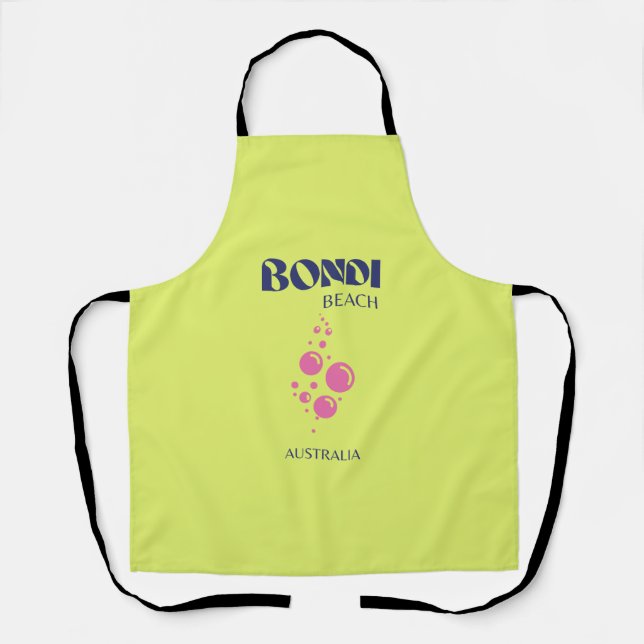 Tablier Bondi Beach, Lime Jaune (Recto)