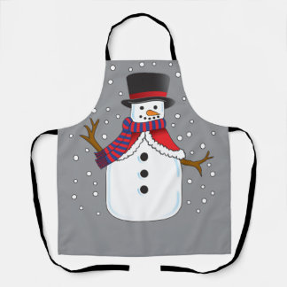 Tablier Bonhomme de neige de Noël