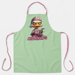 Tablier Bonjour Canard Grognon Avec Café Et Pyjama