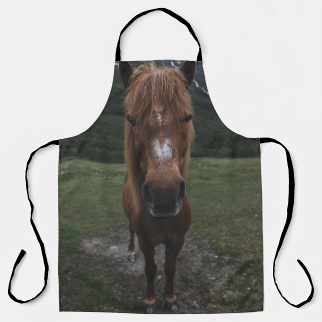 TABLIER BONJOUR JE SUIS UN CHEVAL (Recto)