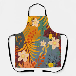 Tablier Bonjour Spring Happiness Time, Floral Retro