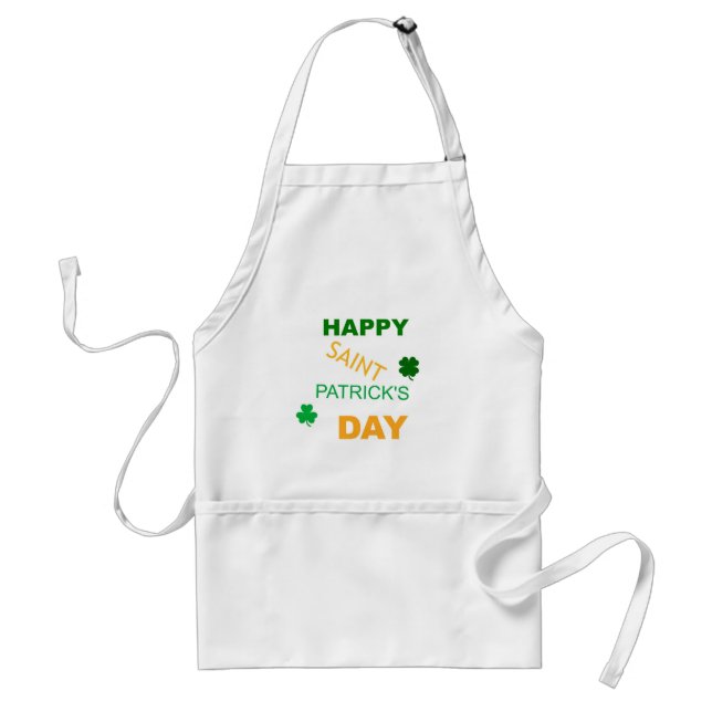 Tablier Bonne Saint Patrick's Day (Devant)