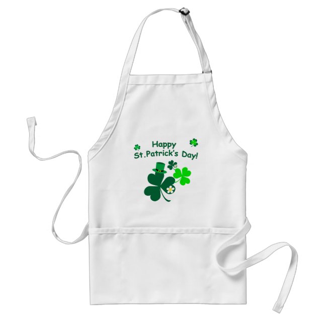 Tablier Bonne Saint Patrick's Day (Devant)