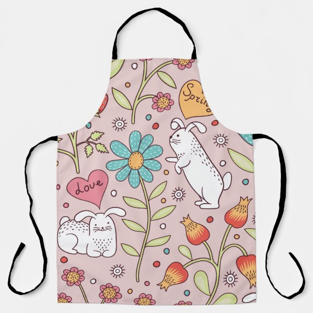 Tablier Bonnets mignons : Un Charme Adorable Et Sans Seaml (Recto)