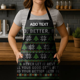 Tablier Bons Meilleurs Pires Costumes de Noël Personnalisé
