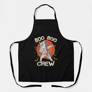 Tablier Boo Boo Crew Nurse maman licorne Halloween Custome