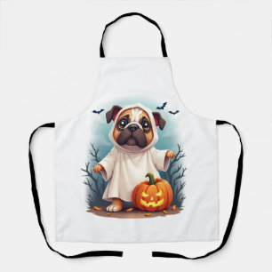 Tablier Boo le bouledogue fantôme