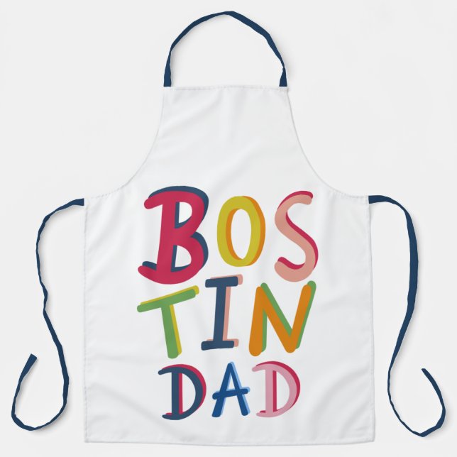 Tablier Bostin personnalisé Papa Black Country Apron (Recto)