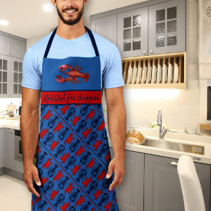Tablier Boston Accent Lobstah pour Suppah Bib Apron