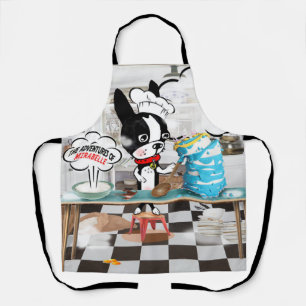 Tablier Boston terrier l'a cloué Apron Mirabelle