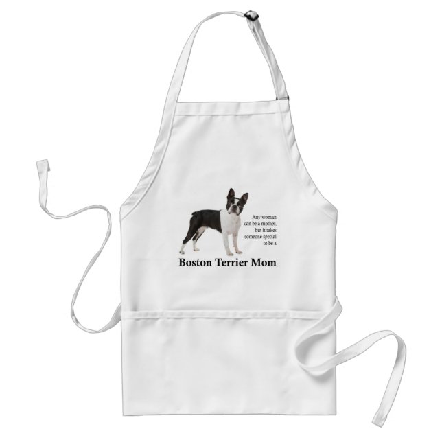 Tablier Boston Terrier Mom Apron (Devant)