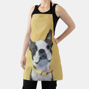 Tablier Boston Terrier Peinture - Cute Original Chien Art