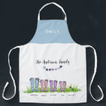 Tablier Botte de pluie familiale, wellington jolie décorat<br><div class="desc">Botte de pluie familiale,  wellington mignon drôle et personnalisé cadeau de famille élégant. Fête des pères idéale,  Fête des mères,  anniversaire,  nouvelle maison,  anniversaire du cadeau de Noël. Papa,  maman,  fille et animal de compagnie. Autres combinaisons disponibles.</div>