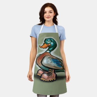 Tablier Bottes de canard au travail
