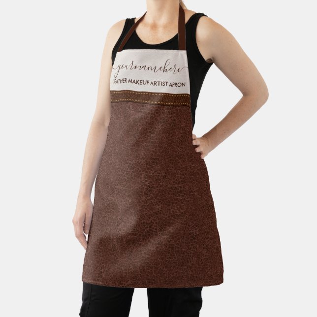 Tablier Boulanger Artisan Finition Cuir (Insitu)